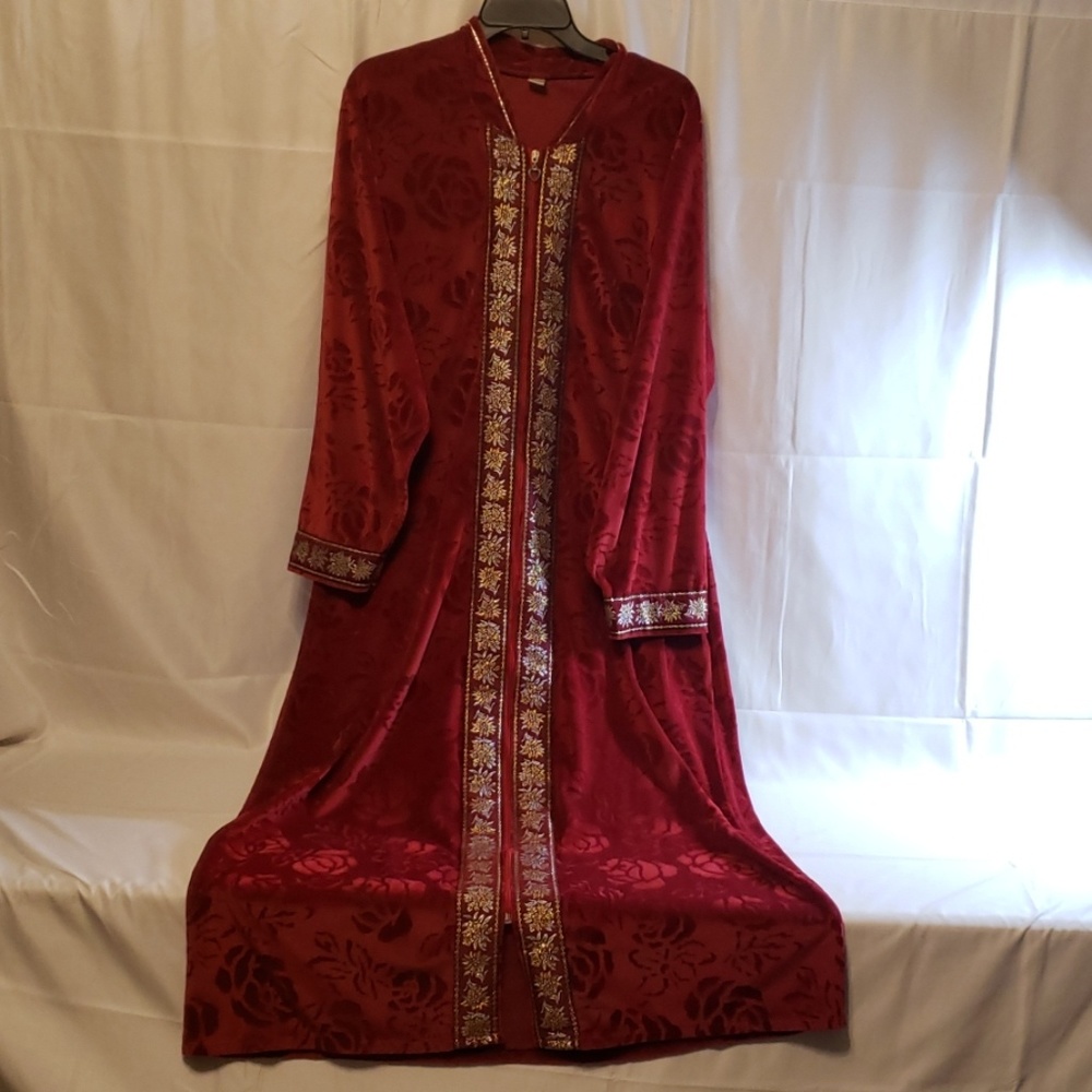 🎁VINTAGE 1990'S SUED EMBROIDERED DRESS